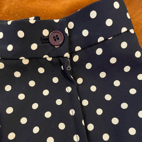 Vintage Full Black & White Polka Dot Skirt (10) - Picture 2 of 7